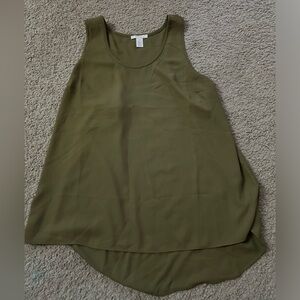 Daily ritual army green top